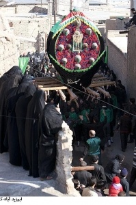 مراسم روز عاشورا - نخل گردانی روستای ابوزیدآباد